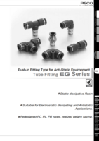 PISCO EG CATALOG EG SERIES: PUSH-IN FITTING TYPE FOR ANTI-STATIC ENVIRONMENTS